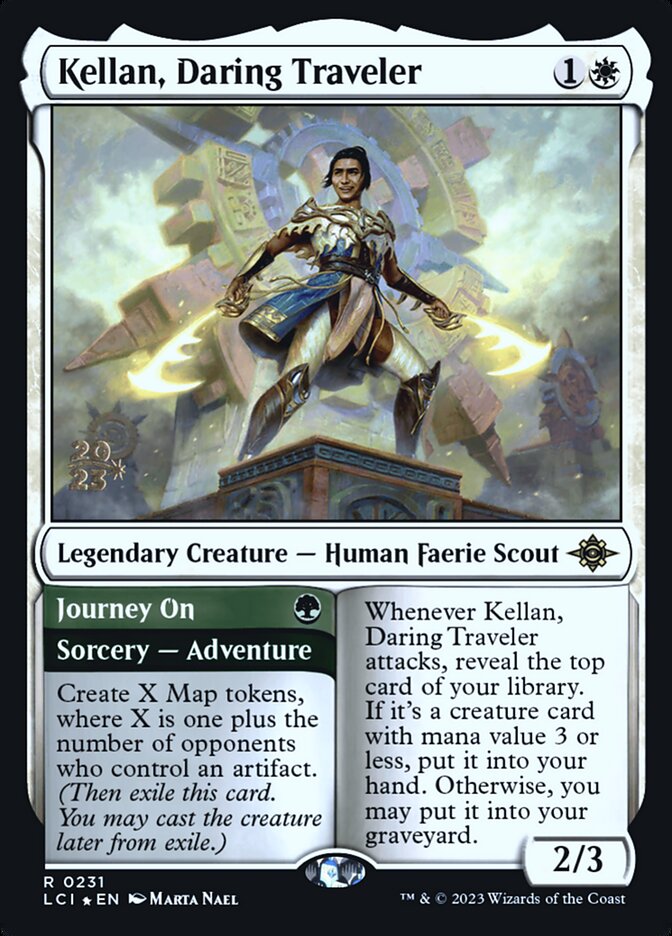 Kellan, Daring Traveler / Journey On - Magic: The Gathering - MoxLand
