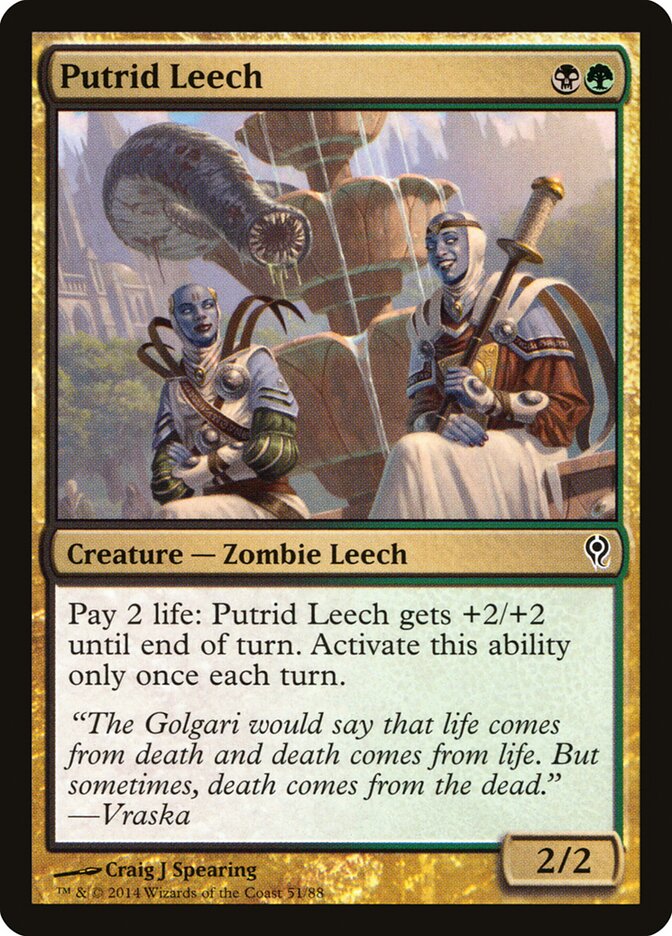 Sanguessuga Pútrida / Putrid Leech - Magic: The Gathering - MoxLand