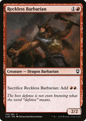 Bárbaro Imprudente / Reckless Barbarian - Magic: The Gathering - MoxLand