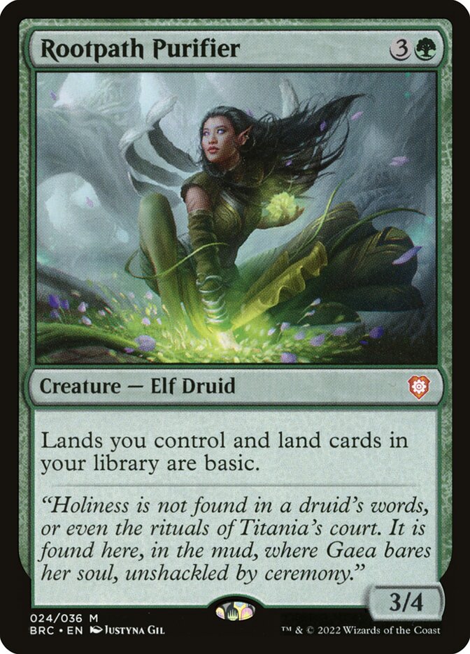 Purificadora da Via das Raízes / Rootpath Purifier - Magic: The Gathering - MoxLand