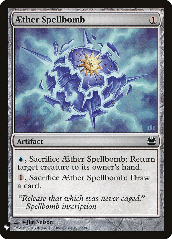 Magibomba de Éter / Aether Spellbomb - Magic: The Gathering - MoxLand