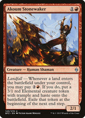 Desperta-pedra de Akoum / Akoum Stonewaker - Magic: The Gathering - MoxLand