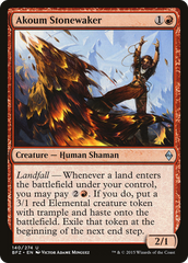 Desperta-pedra de Akoum / Akoum Stonewaker - Magic: The Gathering - MoxLand