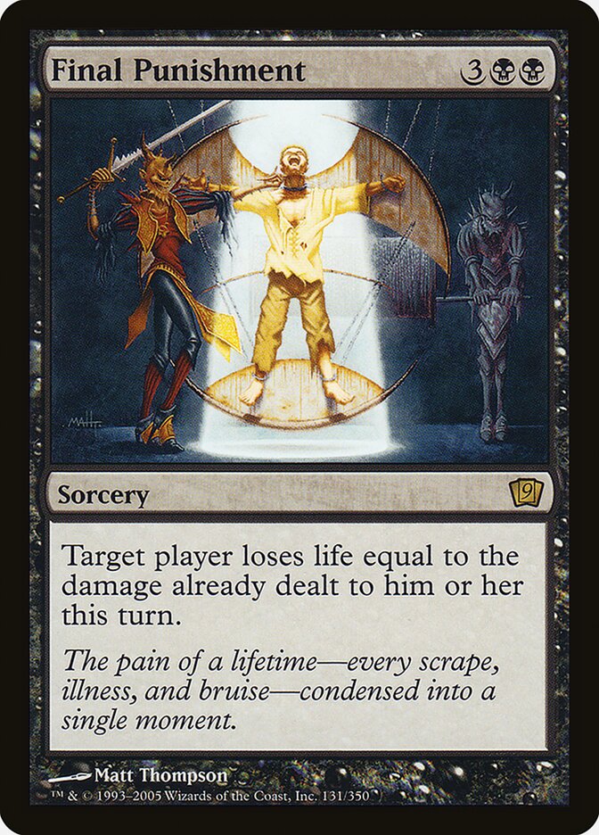Punição Final / Final Punishment - Magic: The Gathering - MoxLand