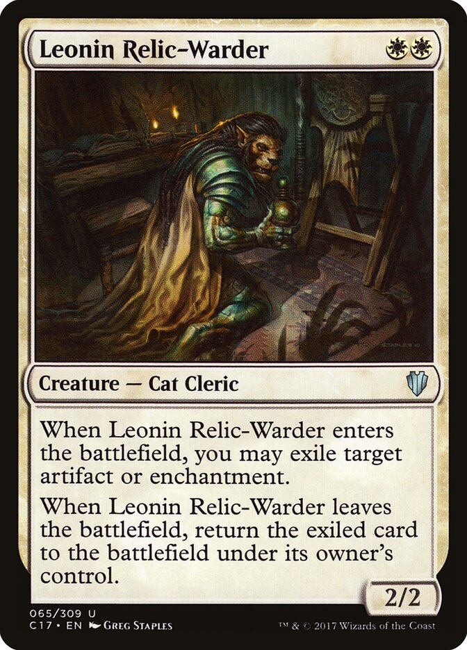 Guarda-relíquias Leonino / Leonin Relic-Warder - Magic: The Gathering - MoxLand