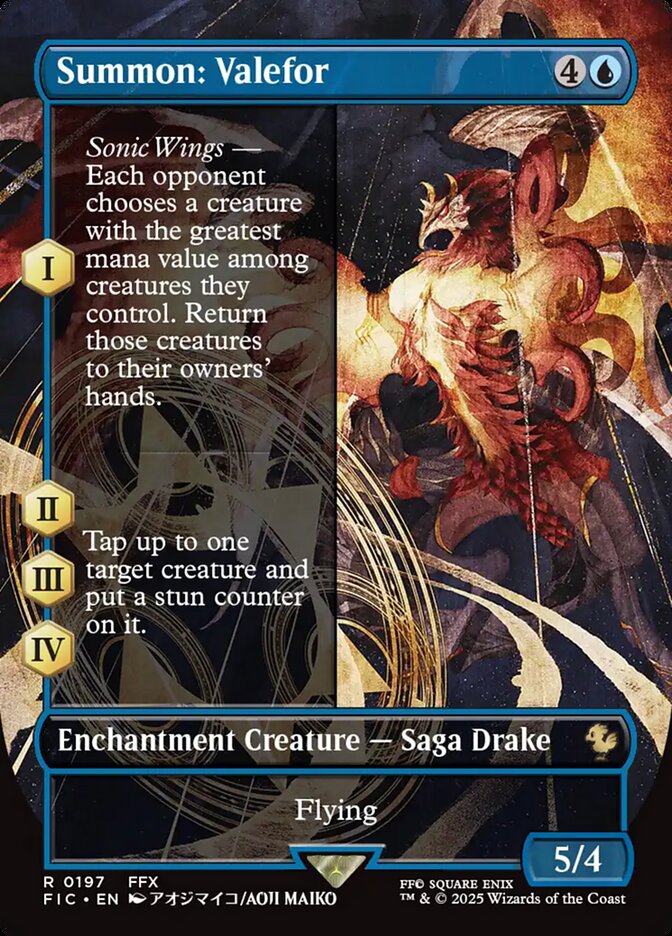 Summon: Valefor - Magic: The Gathering - MoxLand