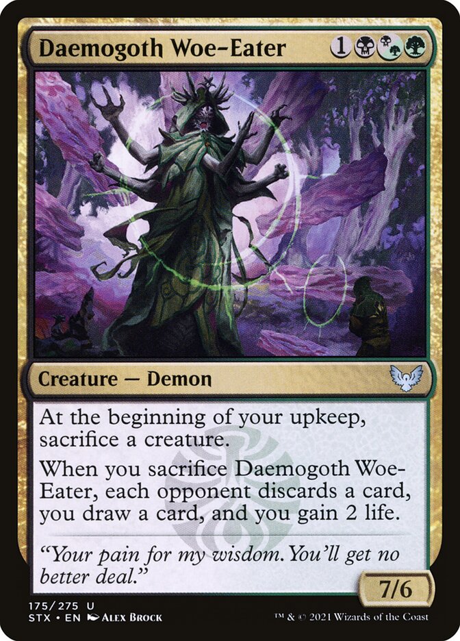 Devorador de Aflições Demogodo / Daemogoth Woe-Eater - Magic: The Gathering - MoxLand