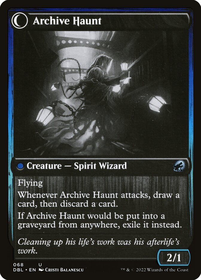 Arquivista Sobrecarregado / Overwhelmed Archivist - Magic: The Gathering - MoxLand