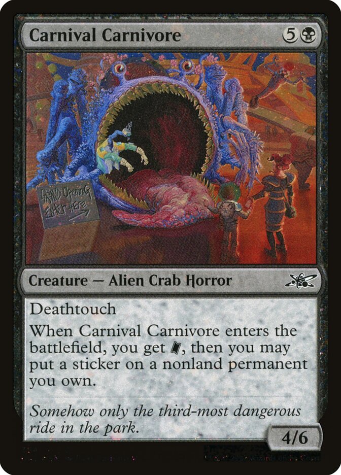 Carnival Carnivore - Magic: The Gathering - MoxLand