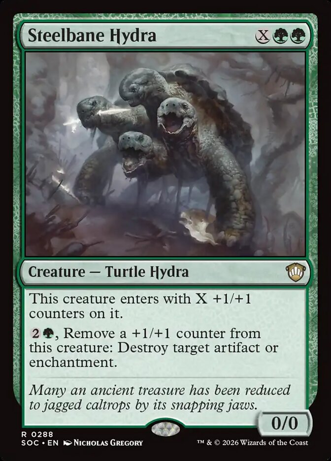 Hidra Ruína do Aço / Steelbane Hydra - Magic: The Gathering - MoxLand