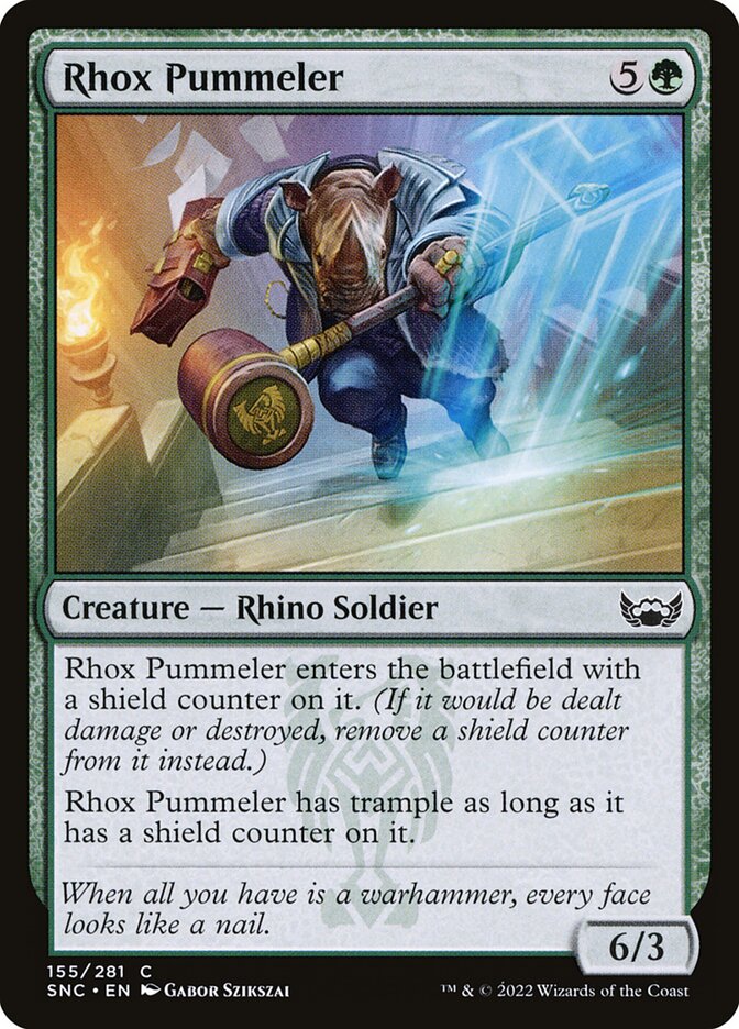 Esmurrador Rhox / Rhox Pummeler - Magic: The Gathering - MoxLand