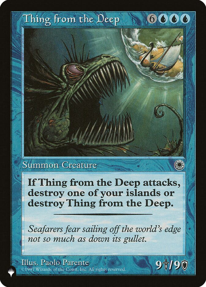 Thing from the Deep - Magic: The Gathering - MoxLand