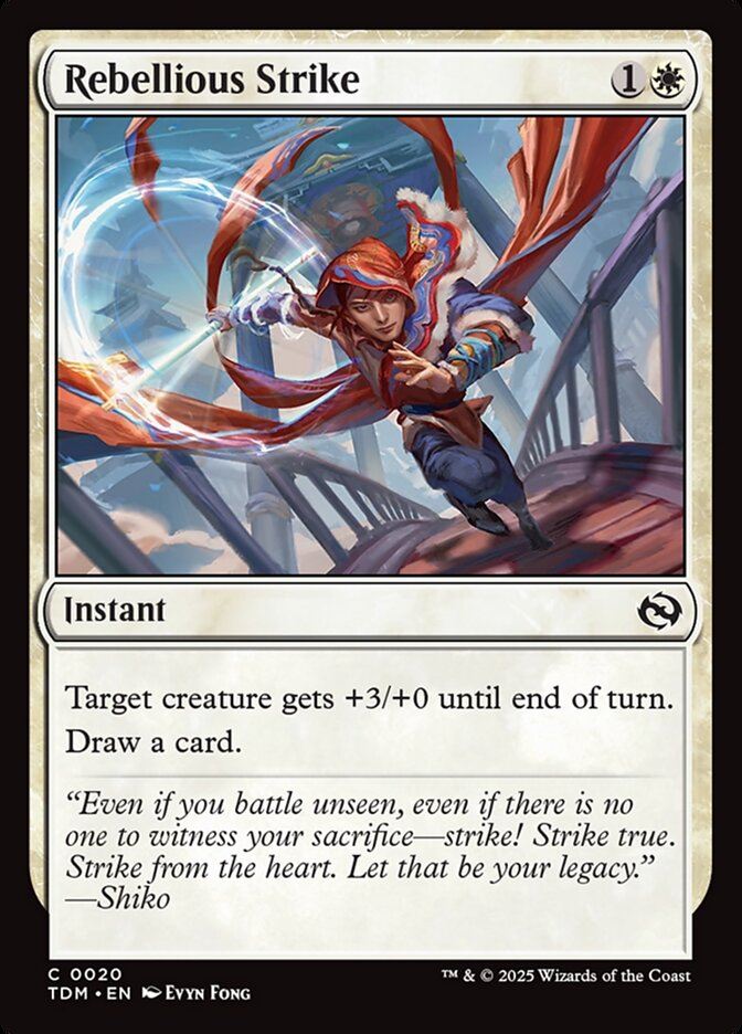 Ataque Rebelde / Rebellious Strike - Magic: The Gathering - MoxLand
