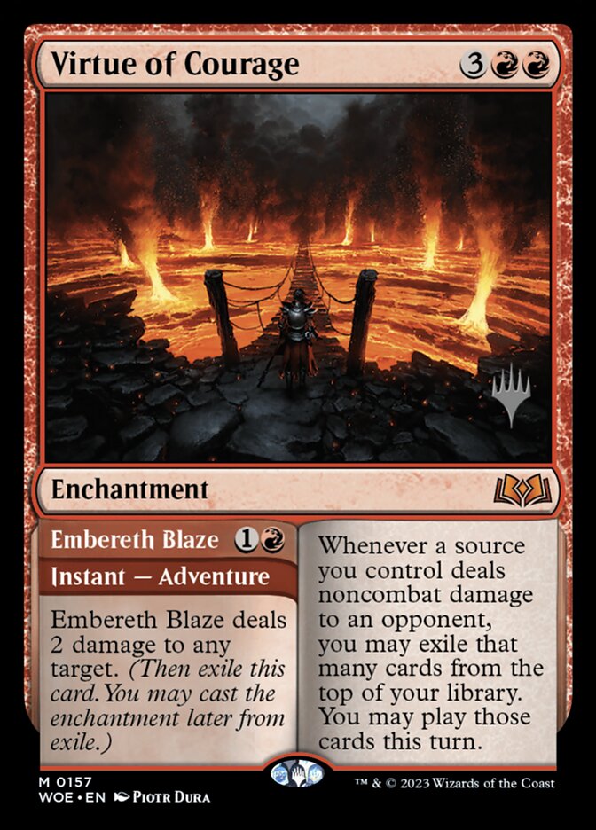 Virtude da Coragem / Virtue of Courage - Magic: The Gathering - MoxLand