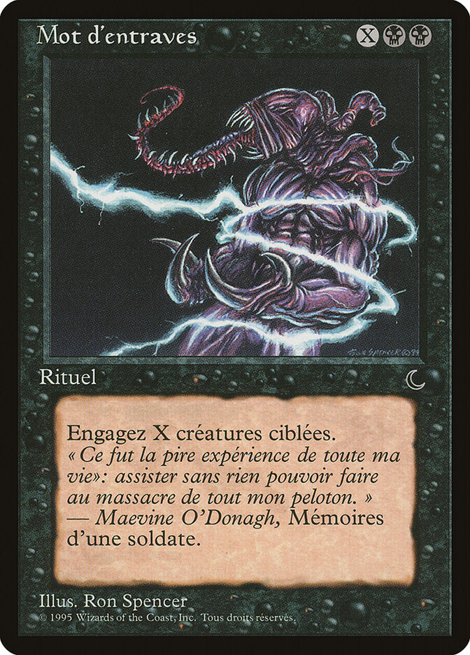 Palavras de Poder / Word of Binding - Magic: The Gathering - MoxLand
