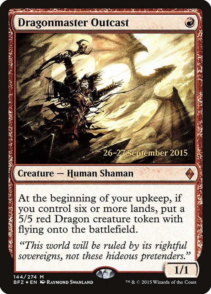 Pária Mestre de Dragões / Dragonmaster Outcast - Magic: The Gathering - MoxLand