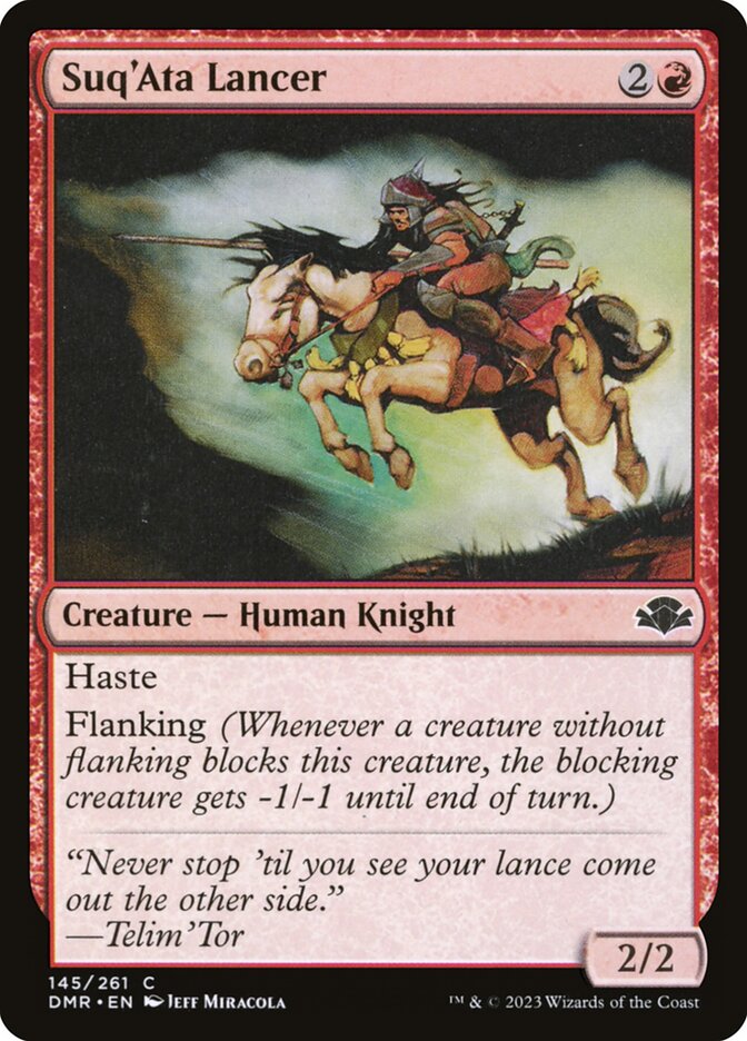 Lanceiro de Suq'Ata / Suq'Ata Lancer - Magic: The Gathering - MoxLand