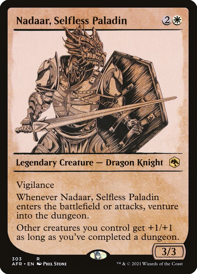 Nadaar, Paladino Altruísta / Nadaar, Selfless Paladin - Magic: The Gathering - MoxLand