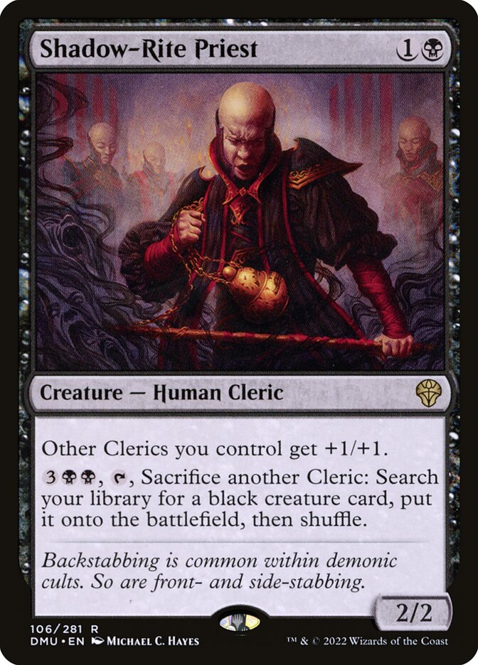 Sacerdote do Rito das Sombras / Shadow-Rite Priest - Magic: The Gathering - MoxLand