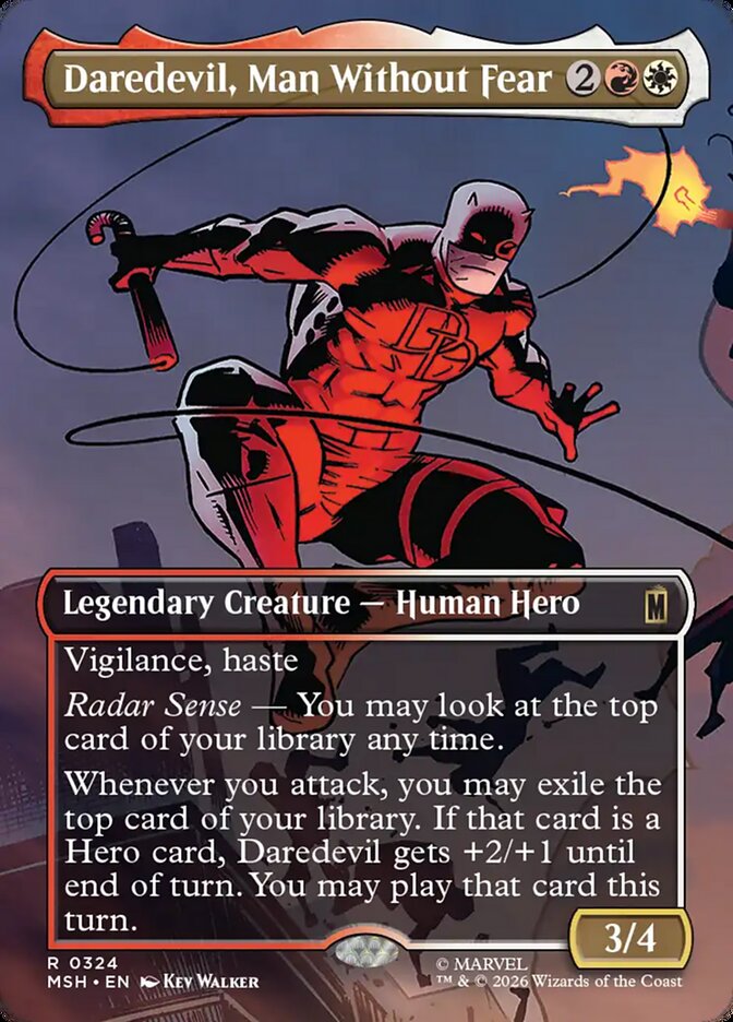 Daredevil, Man Without Fear - Magic: The Gathering - MoxLand