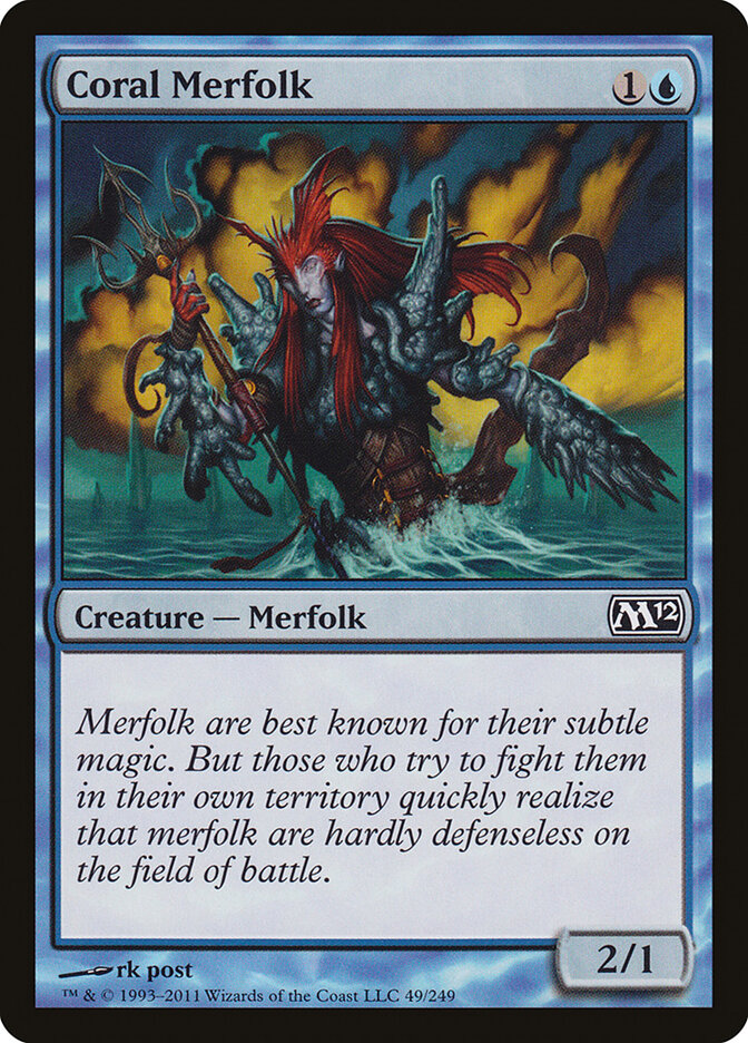 Tritões dos Corais / Coral Merfolk - Magic: The Gathering - MoxLand