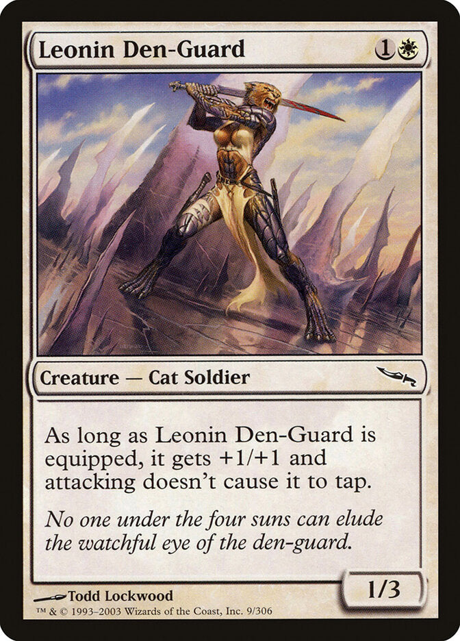 Leonina Guarda-Covil / Leonin Den-Guard - Magic: The Gathering - MoxLand