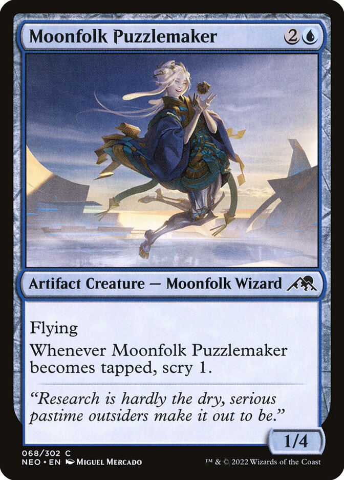 Charadeira Cidadã-da-lua / Moonfolk Puzzlemaker - Magic: The Gathering - MoxLand