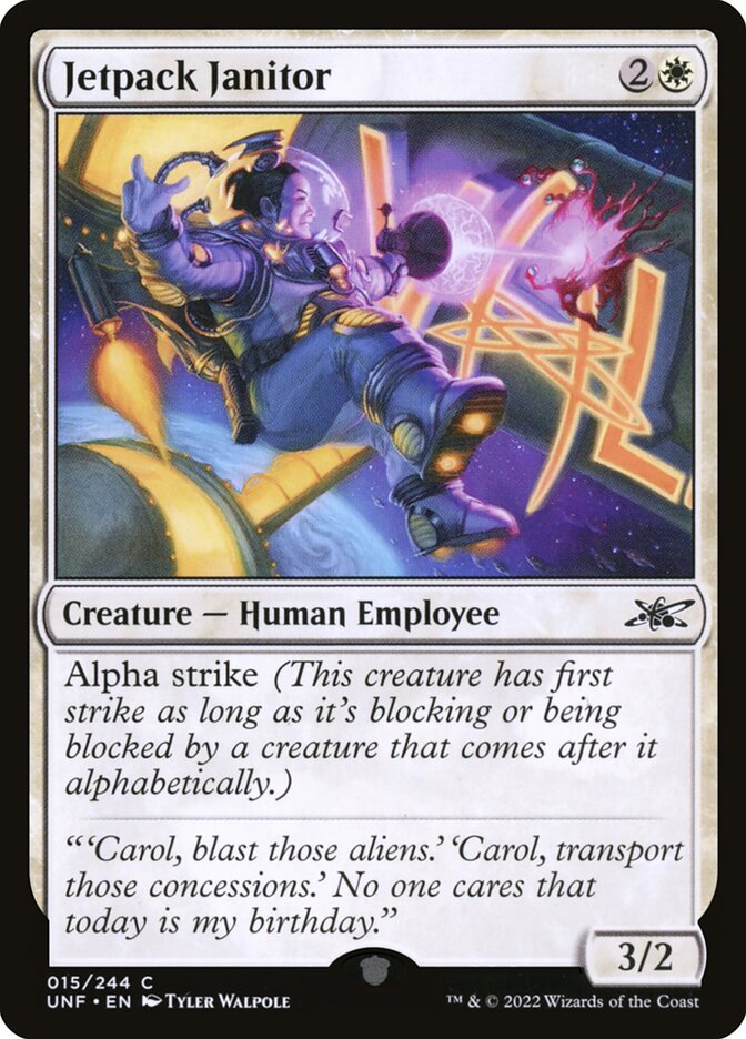 Jetpack Janitor - Magic: The Gathering - MoxLand