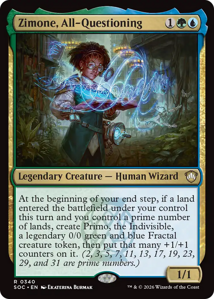 Zimone, A Questionadora / Zimone, All-Questioning - Magic: The Gathering - MoxLand