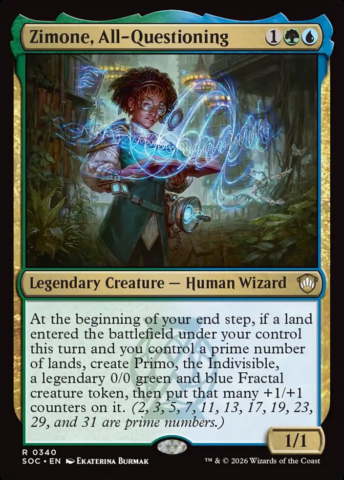 Zimone, A Questionadora / Zimone, All-Questioning - Magic: The Gathering - MoxLand