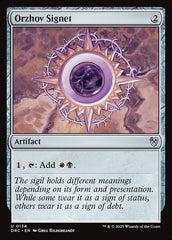 Sinete Orzhov / Orzhov Signet - Magic: The Gathering - MoxLand