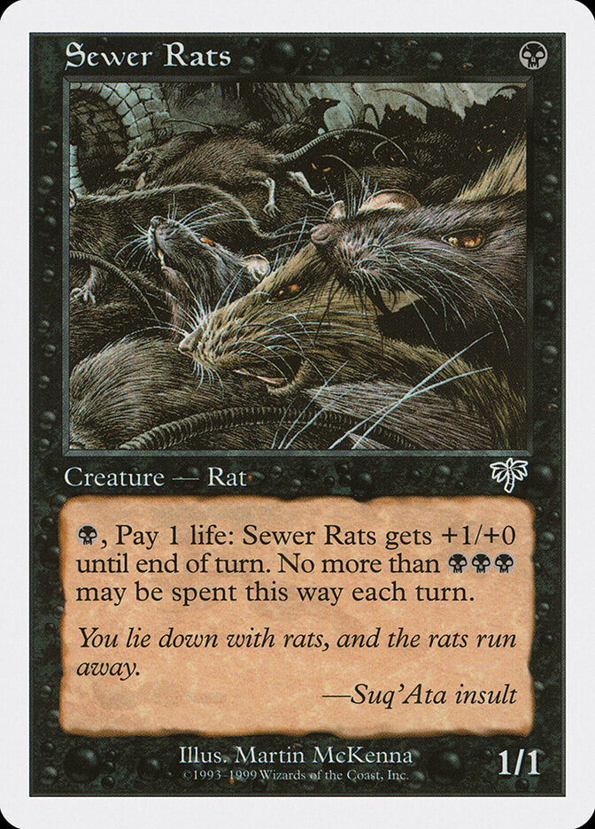 Ratos de Esgoto / Sewer Rats - Magic: The Gathering - MoxLand