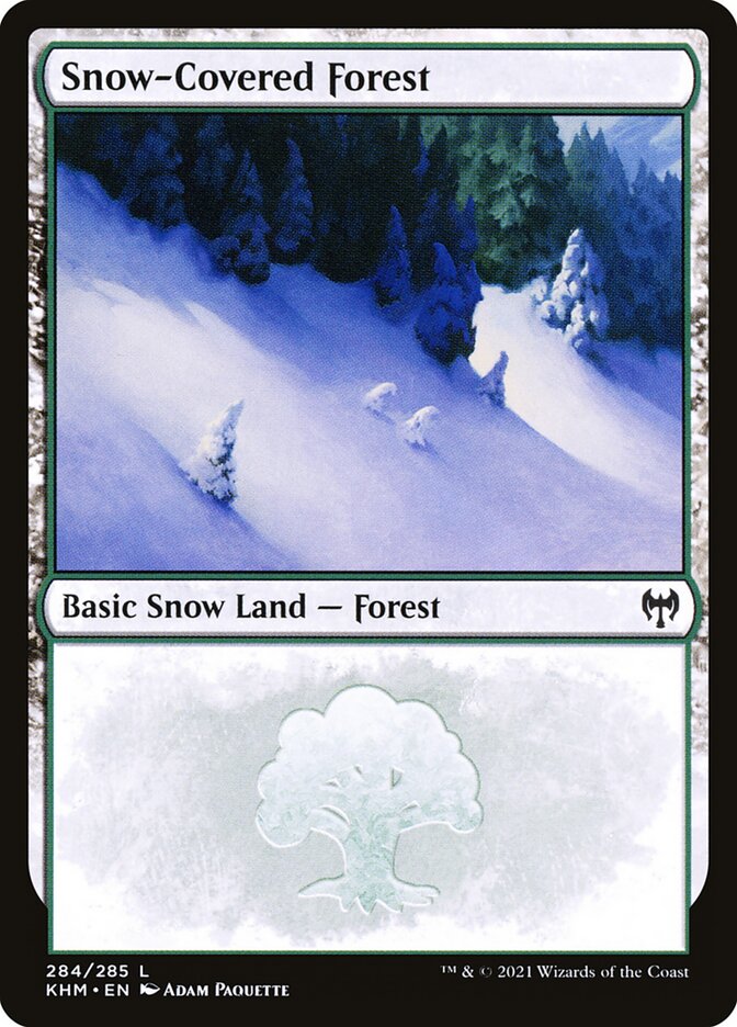 Floresta Nevada / Snow-Covered Forest - Magic: The Gathering - MoxLand