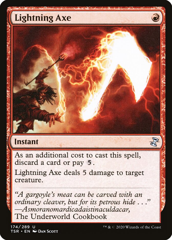 Machado Relampejante / Lightning Axe - Magic: The Gathering - MoxLand