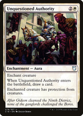Autoridade Incontestada / Unquestioned Authority - Magic: The Gathering - MoxLand