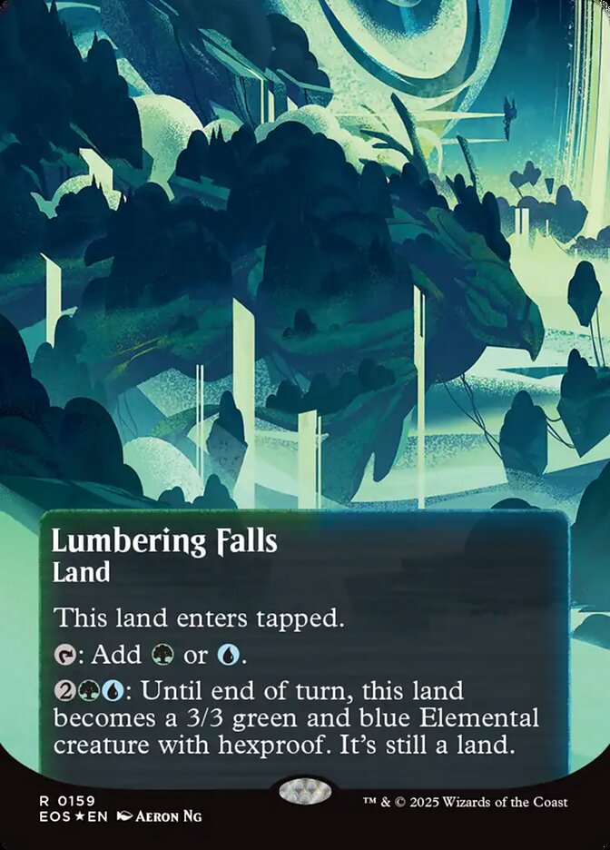 Quedas Estrondosas / Lumbering Falls - Magic: The Gathering - MoxLand