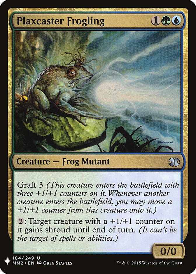Sapo Lança-plax / Plaxcaster Frogling - Magic: The Gathering - MoxLand
