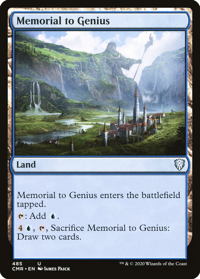 Memorial à Genialidade / Memorial to Genius - Magic: The Gathering - MoxLand