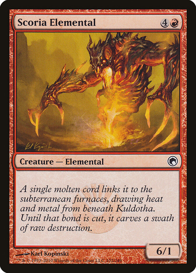 Elemental de Escórias / Scoria Elemental - Magic: The Gathering - MoxLand