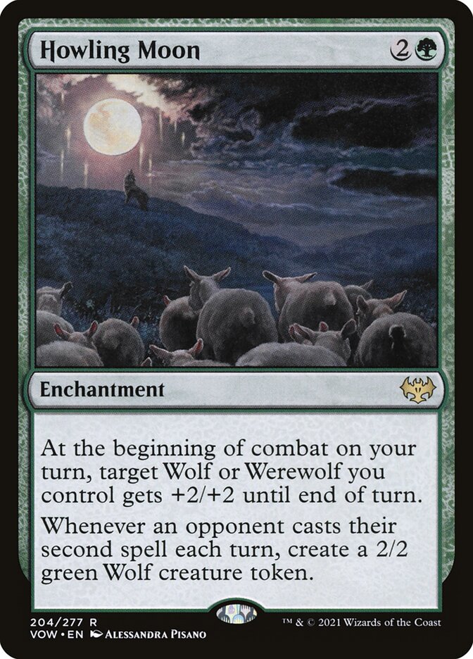 Lua Uivante / Howling Moon - Magic: The Gathering - MoxLand