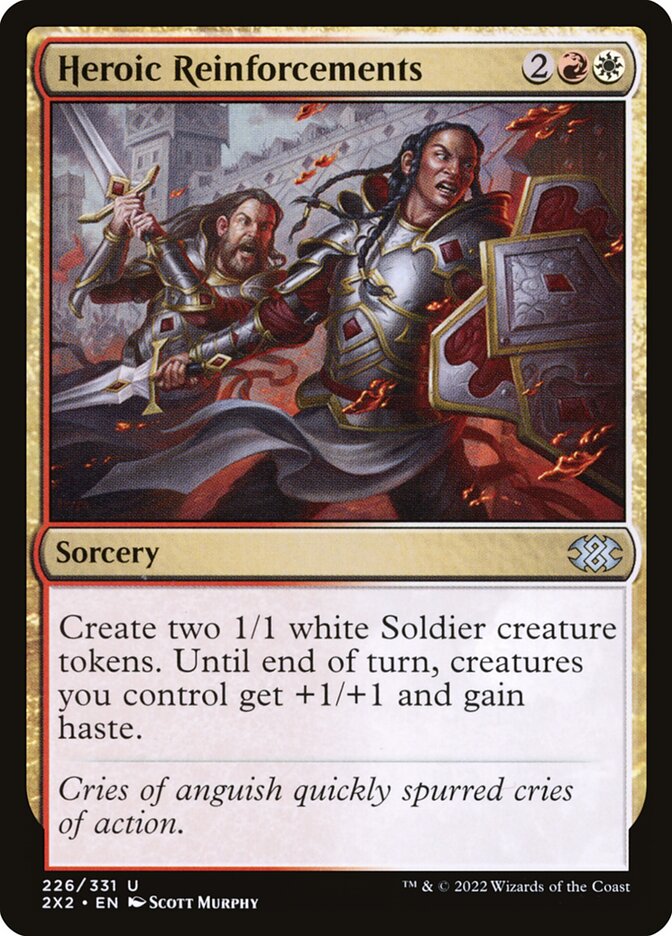Reforços Heroicos / Heroic Reinforcements - Magic: The Gathering - MoxLand