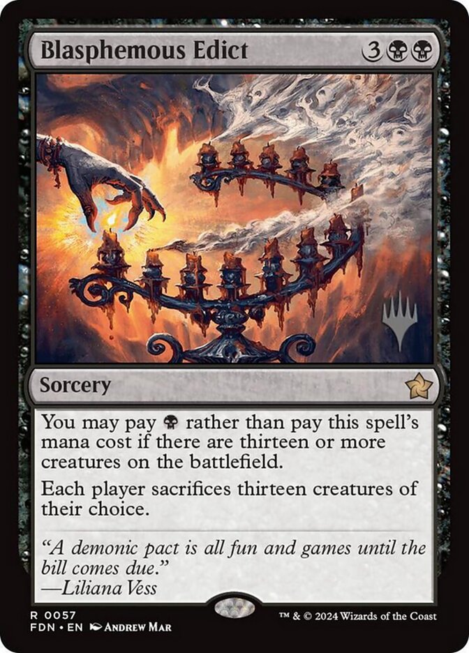 Blasphemous Edict - Magic: The Gathering - MoxLand