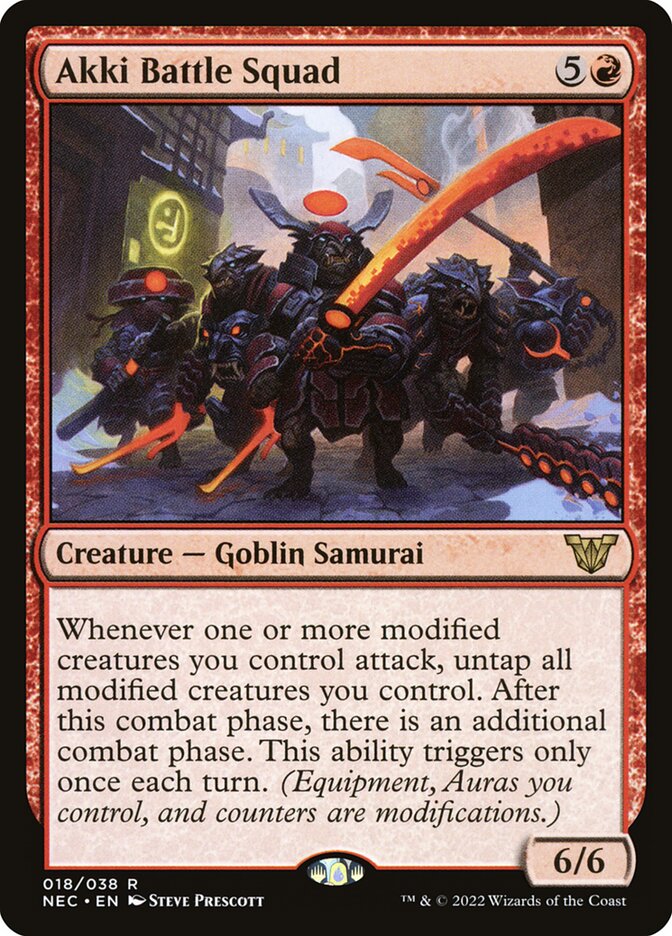 Esquadrão de Batalha Akki / Akki Battle Squad - Magic: The Gathering - MoxLand