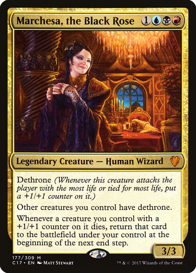 Marchesa, a Rosa Negra / Marchesa, the Black Rose - Magic: The Gathering - MoxLand