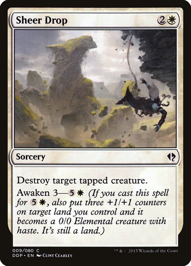 Queda Vertiginosa / Sheer Drop - Magic: The Gathering - MoxLand