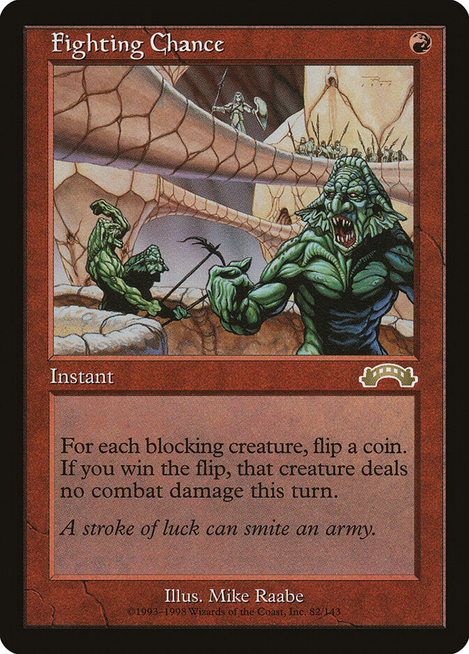 Acasos do Combate / Fighting Chance - Magic: The Gathering - MoxLand
