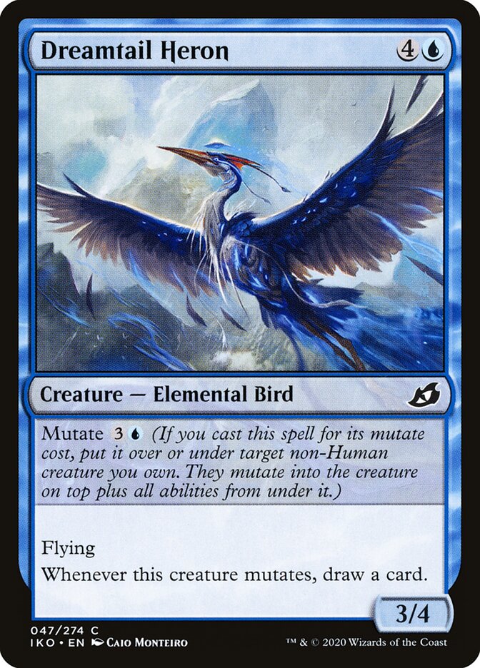 Garça-de-cauda-onírica / Dreamtail Heron - Magic: The Gathering - MoxLand