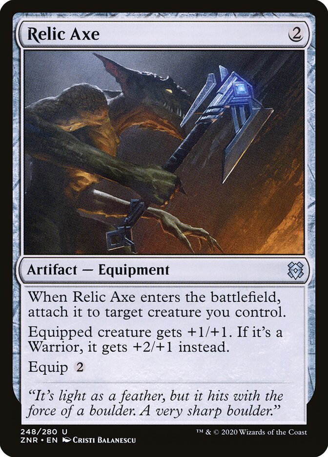 Machado Relíquia / Relic Axe - Magic: The Gathering - MoxLand