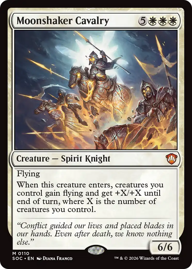 Cavalaria Sacode-lua / Moonshaker Cavalry - Magic: The Gathering - MoxLand