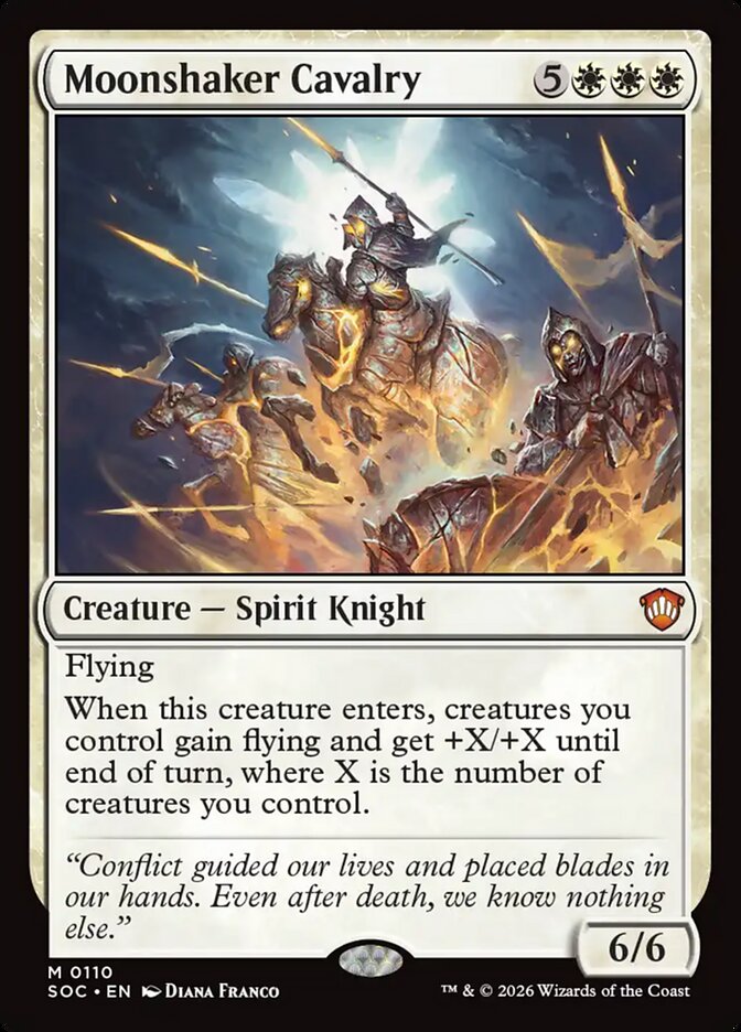 Cavalaria Sacode-lua / Moonshaker Cavalry - Magic: The Gathering - MoxLand
